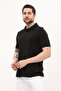 Polo Neck T-Shirt 100% Cotton Black Men - 5