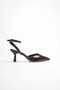 Bitter brown patent leather high heeled shoe tr03ms02e - 2