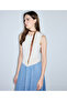 Denim ve triko mix elbise - 2