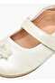 Mary Jane Shoes with Hook & Loop Closure, Floral Accent - 4