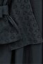 Nilsa Set with Single Button and Belt Flared Skirts - Black - 5