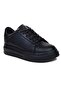 Drk Black Lace-Up Skin Women's Sneakers - 2