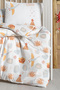 Bebek Park Bed Duvet Cover Set 100% Cotton Ranforce 80X110 cm - Dino - 2