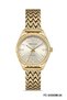 Gold Color Women's Wristwatch |   33mm Steel Case, Gold Metal Band, Gold Dial - 5