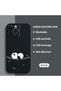 iPhone 14 Pro Max Compatible Soft Silicone Phone Case with Velvet Camera Protections Panda Pattern - 2