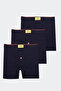 He Set of 3 Men's Navy Blue Boxers