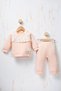 Rocha Baby Girl Floral Print Ruffled 2-Piece Set - Bow Detail Cotton Piece Sweatshirt Set - 3