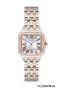 Women's Wristwatch |   26mm Steel Case, Rose Silver Metal Band, Silver Dial - 4