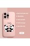 iPhone 14 Pro Max Compatible Panda Pattern Soft Silicone Phone Case with Velvet Camera Protections - 2