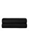 Linestyle King Size 100% Cotton Satin Fitted Sheet 200X200+35 cm Black