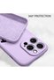 iPhone 16 Compatible Soft Silicone Phone Case with Velvet Camera Protections Smile Pattern - 6