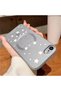 iPhone 8 Compatible Transparent Magsafe Wireless Soft Silicone Phone Case Star Pattern - 2