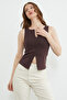Basic Double Zipper Blouse - 4