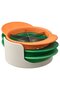UPPFYLLD Fruit cutter, set of 4, mixed colours