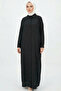 Metal Accessory Detail Safari Shirt Dress 707 Black - 3