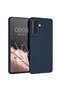 Matte Silicone Samsung Galaxy A57 Case Navy Blue