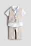 4-piece linen-blend dressy set - 3