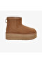 Classic Mini Platform Women's Brown Boots