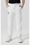 College Dream Elastic Cuff Pants White Kids' Sweatpants - 405227-Ww049 - 2