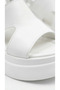 Open Sides and Front, Elastic Ankle, Summer Women's High Wedge Heel Sandals Shoes - 9