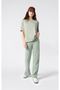 Script Shop Flare Pants Green Women's Sweatpants - 117553-Gs148