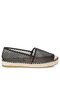 Women's Mesh Espadrille Loafers In Black - 2
