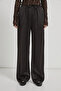 Imported Fabric Wide Leg Elastic Waist I Silk Aten Pants
