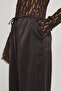 Imported Fabric Wide Leg Elastic Waist I Silk Aten Pants - 2