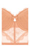 Olivia Lace Bustier Bra - Unpadded - Fashion - 2502 - Melon - 4
