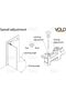 Silver,Pack of 1Automatic Hydraulic Double Speed Aluminium Concealed Pelmet Arm Door Closer - 2