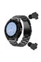 Dom Music Metal Smart Watch, 1.39 inches, Black