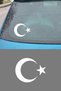 Turkish Flag Moon Star Car Sticker - Motor Sticker - Moon Star Decal - 5