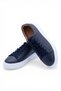 Men's Navy Blue Genuine Leather Sports Casual Daily Shoes – Comfortable and Stylish Design - 4