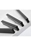 Set of 10 Matt Black Cabinet Door Handles and Pulls 148mm Long - 4