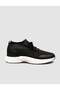Knitwear & Genuine Dana Leather Black and White Men's Sneakers
