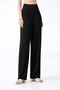 High Waist Crepe Palazzo Pants – Wide-Leg , Flowy Textured , Office & Casual Stylish - 2