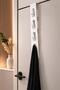 Metal Strap Hooks Behind the Door – Clothes and Towel Hanger Above the Door