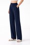 High Waist Crepe Palazzo Pants – Wide-Leg , Flowy Textured , Office & Casual Stylish - 3