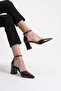 Bitter Brown Patent Leather Women's Heeled Shoes Tr08Ms11C - 3