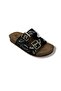 Z183-26 Anatomical Sole Stone Double Buckled Women's Slipper
