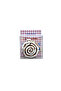 3D Printed Cinnamon Roll Clicker Keychain - Mechanical Switch Sensory Gadget for Stress Relief & Foc - 3