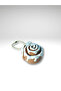 3D Printed Cinnamon Roll Clicker Keychain - Mechanical Switch Sensory Gadget for Stress Relief & Foc