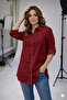 Women's Shirt Sleeve Foldable 85 cm Crepe Fabric