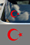 Turkish Flag Moon Star Car Sticker - Motor Sticker - Moon Star Decal - 4