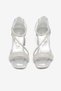 Girl's Silver Stone Detailed Ankle Band Heeled Shoes - 2