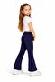 Ribbed Knit Wide-Leg Children's Tights - 2