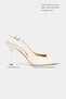 Maia Butter Yellow Matte Pointed Toe Open Front Stiletto Heel U Women's Shoes - 2