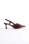 Women's burgundy patent leather high heels tr08ms17d