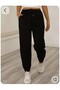 3-Piece Women's Comfortable Fit Rubber-Headed Sweatpants (Regenerated Fabric) - 7