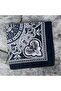 Black Color Patterned 100% Cotton Bandana - 2